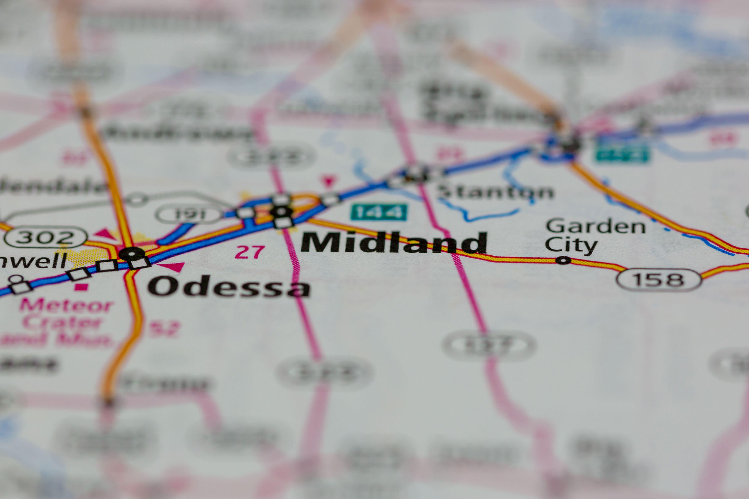 Midland-Odessa-Map